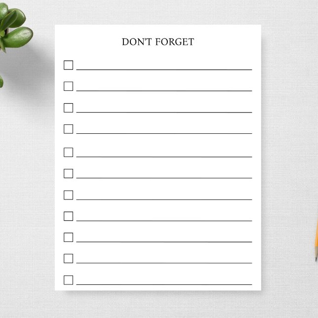 Custom To Do List Organising Planning Productivity Notepad (Creator Uploaded)