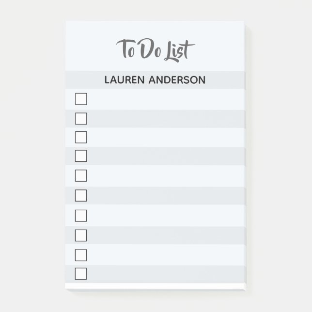 Custom To-Do List Post-it Notes (Front)