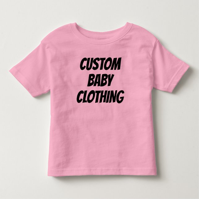Custom Toddler T-Shirt Blank Template (Front)