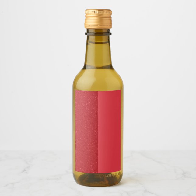 Custom Tomato Red Bottle Stickers (Front)