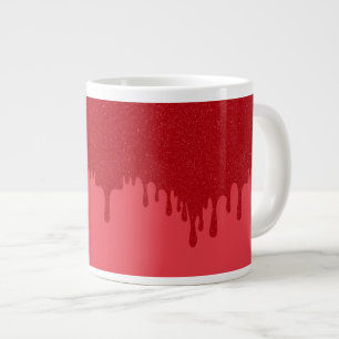 Custom Tomato Red Drip Jumbo Mug