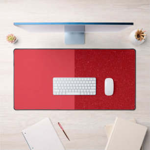 Custom Tomato Red Duo Desk Mat – Vibrant Statement