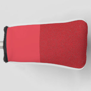 Custom Tomato Red Golf Head Cover – Right Texture