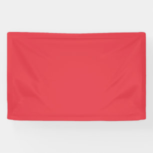 Custom Tomato Red Indoor Banner