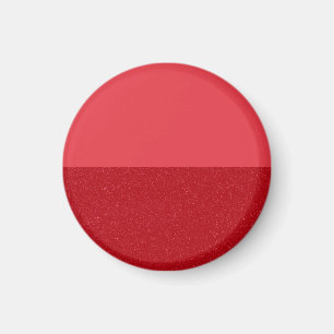 Custom Tomato Red Magnet – Split Matte + Texture