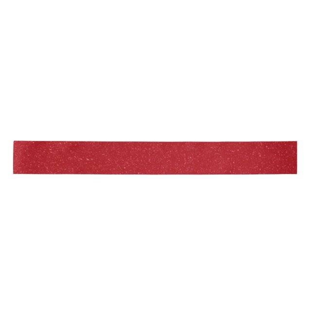 Custom Tomato Red Noise Effect Ribbon Satin Ribbon (Front)