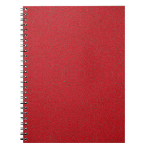 Custom Tomato Red Noise Spiral Photo Notebook