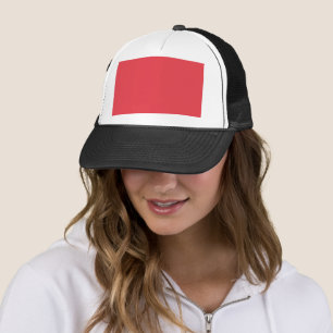 Custom Tomato Red Noise Trucker Hat