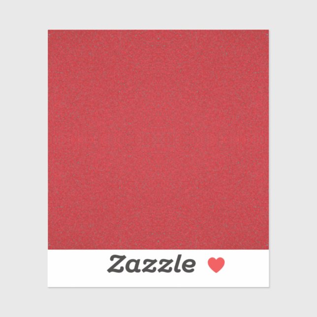 Custom Tomato Red Noise Vinyl Sticker (Sheet)