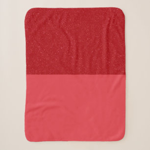 Custom Tomato Red Sherpa Blanket