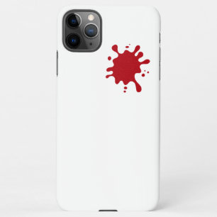 Custom Tomato-Red Splatter iPhone 11 Pro Max Case