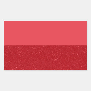 Custom Tomato Red Split Stickers