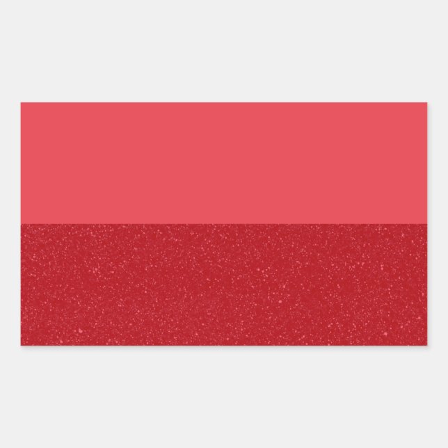 Custom Tomato Red Split Stickers (Front)