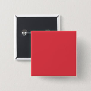 Custom Tomato Red Square Button Badge