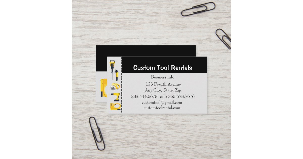 custom-tool-equipment-rentals-business-card-zazzle