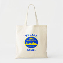 Custom Tote Bag w/Callsign & Name (options)