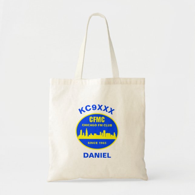 Custom Tote Bag w/Callsign & Name (options) (Front)
