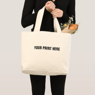 Custom Tote Bag Your Print Here Personalised Desig