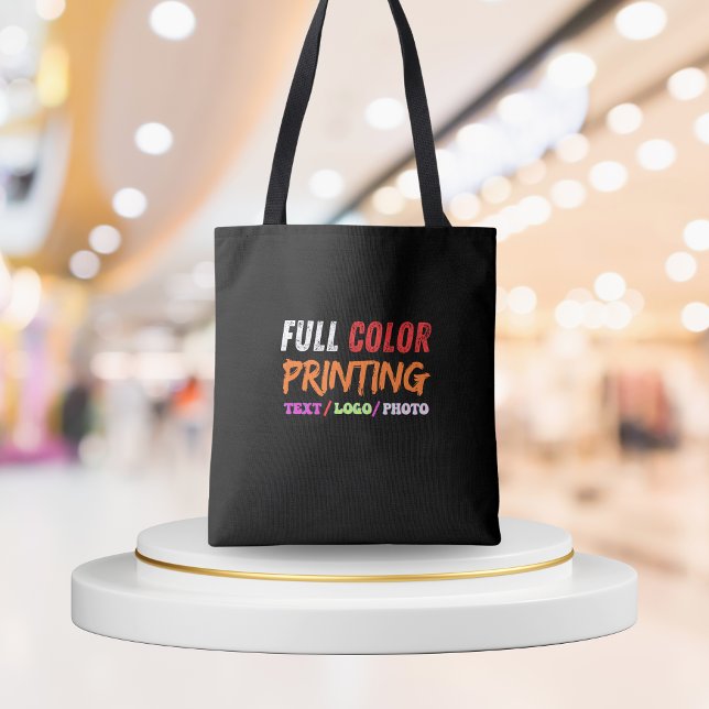 Custom Tote Bags with Logo - Personalised Photo  (Custom Tote Bags with Logo - Personalized Cotton Shopping Bags)