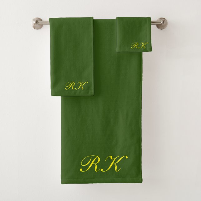 Custom Towels, Design Your Own Personalised Bath Towel Set (Insitu)