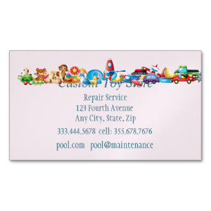 Custom Toy Shop  Business Card