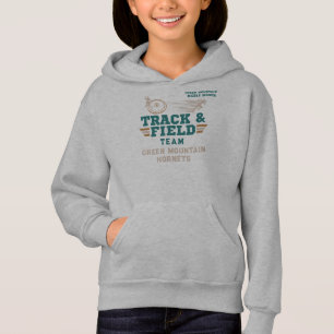 Custom Track and Field Team Club Name Number