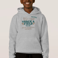 Custom Track and Field Team Club Name Number