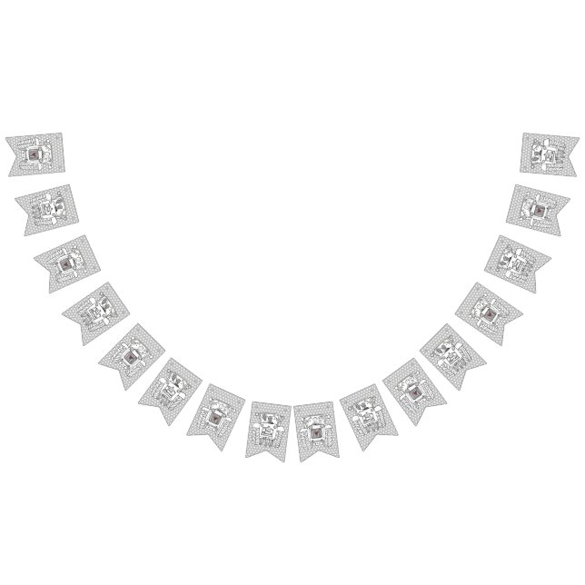 Custom Tractor Country Barn Rustic Wedding Bunting (All)