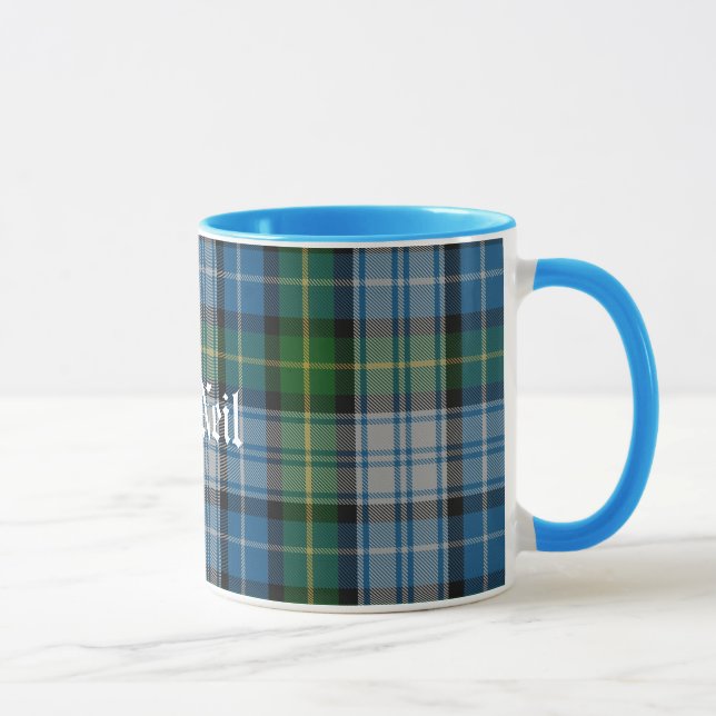 Custom Traditional MacNeil Tartan Plaid Mug (Right)