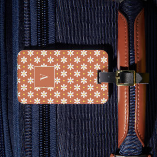 Custom Travel Gift for Women Personalized Daisy Luggage Tag