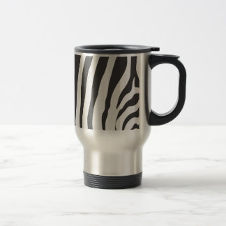 Custom Travel Mug : Zebra Stripe Print Pattern