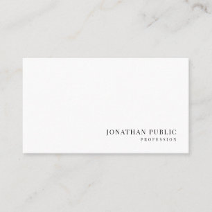 Custom Trendy Modern Elegant Simple Professional Business Card