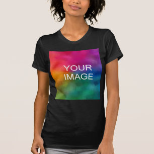 Custom Trendy Modern Elegant Template Upload T-Shirt