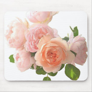 Custom Trendy Modern Template Elegant Roses  Mouse Pad