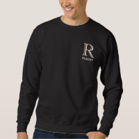 Custom Tri-Colour Monogram Name