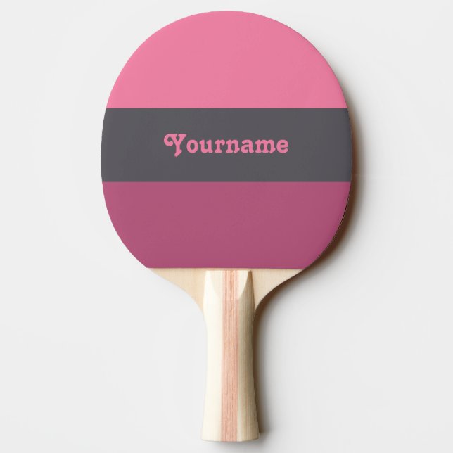 Custom Tri-Colour ping pong paddle (Back)