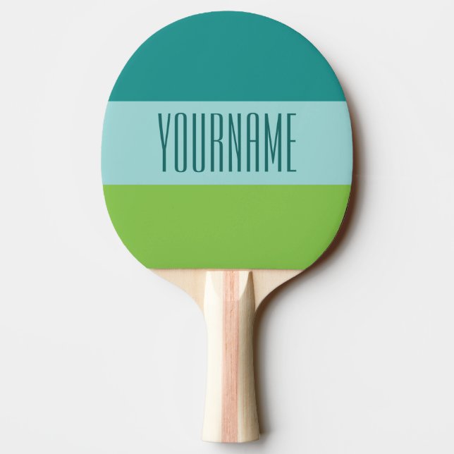 Custom Tri-Colour ping pong paddle (Back)