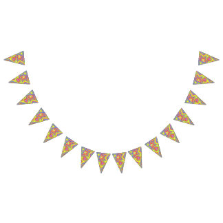 Custom Triangle Party Bunting Banner "Happy"