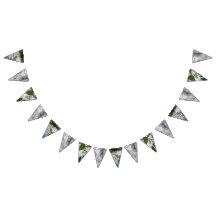 Custom Triangle Wedding Bunting Banner