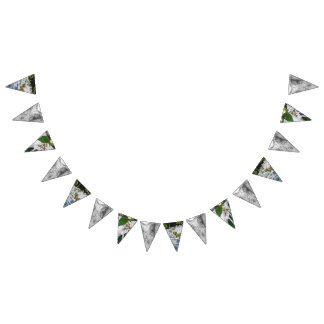 Custom Triangle Wedding Bunting Banner