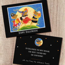 Custom Trick or Treat Halloween Mice Flat