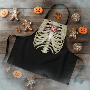 Custom Trick or Treat Spooky Kids Halloween Apron
