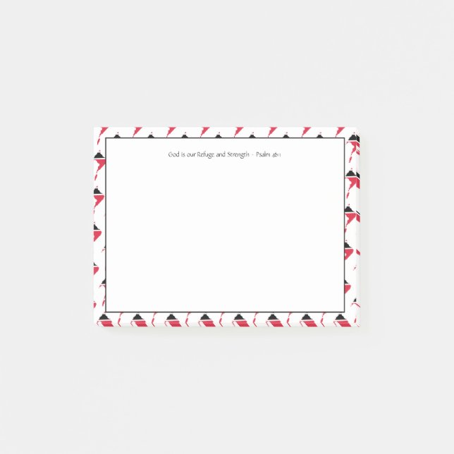 Custom TRINIDAD TOBAGO Post-it Notes (Front)