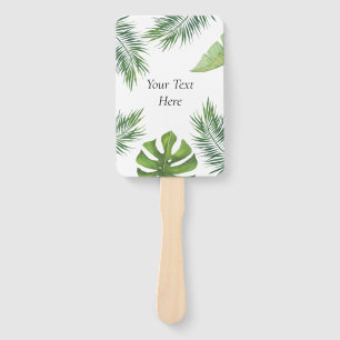 Custom Tropical Fan Party Supply