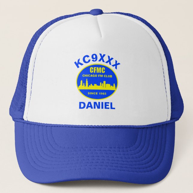 Custom Trucker Hat w/Callsign & Name (Front)