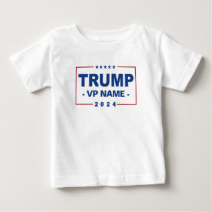 Custom Trump Vice President 2024 Baby T-Shirt