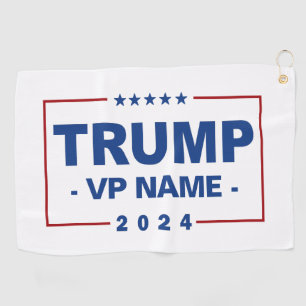 Custom Trump Vice President 2024 Golf Towel