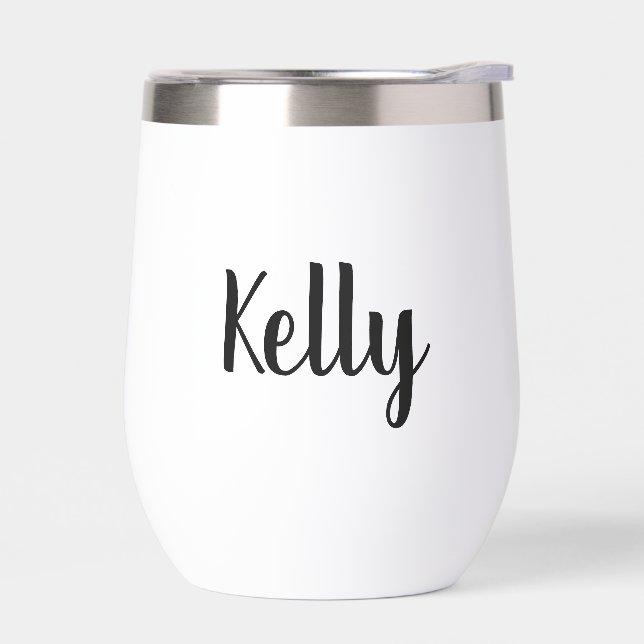 Custom Tumbler, custom name Cup with, Personalis (Left)