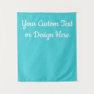 Custom Turquoise Banner Personalised Bridal Shower Tapestry