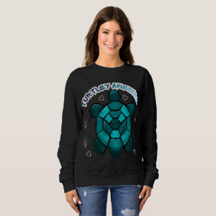 Custom Turtle Cute Pun Funny Animal Gift Sweatshirt